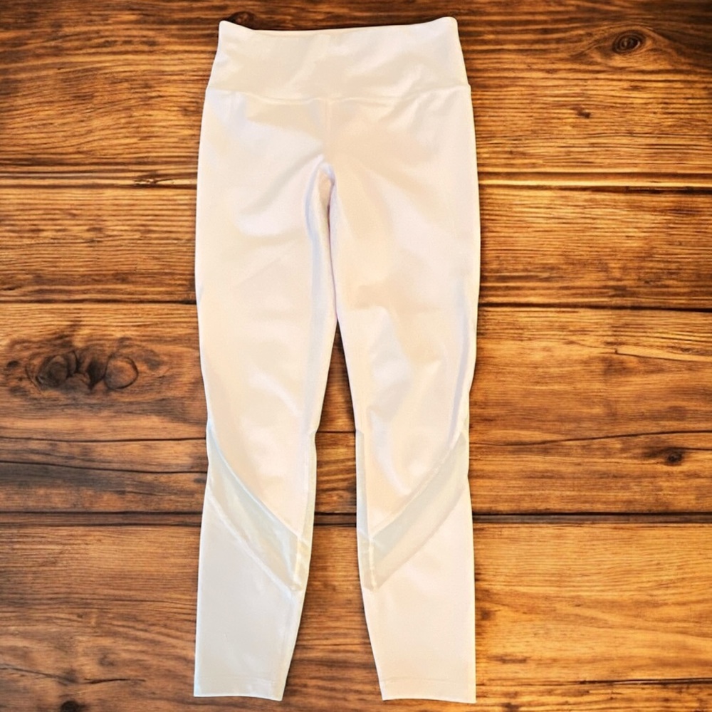 Athleta Leggings Womens Small Light Pink High Rise Stretch‎ Athletic